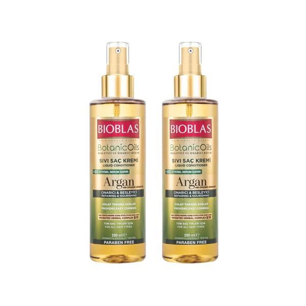 Bioblas Sıvı Saç Kremi Argan 200 ml x 2 Adet - Image 1