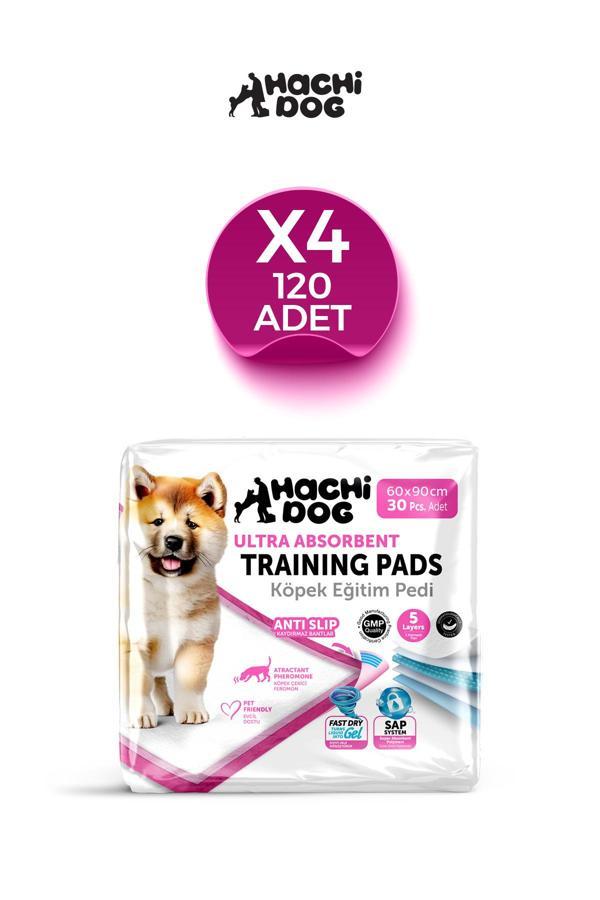 Hachi Dog Yatak Koruyucu 60x90 Kaydırmaz Bantlı 5 Katman 120 Adet - Image 1