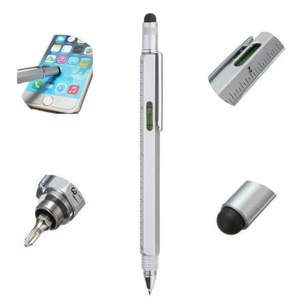 Cetvelli Tornavidali Su Terazili İlginç Dokunmatik Mimar Kalem - Image 1