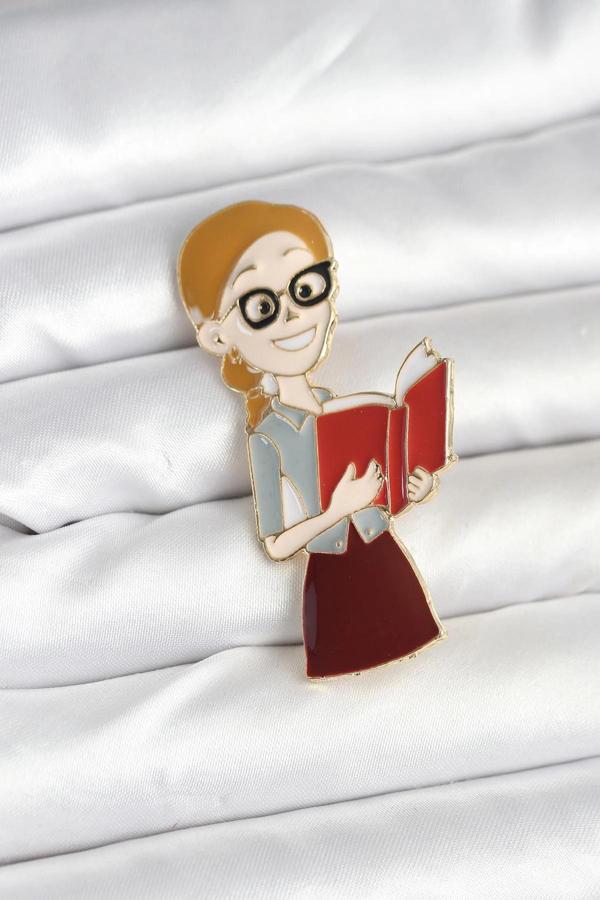 Öğretmen Figürlü Broş - Image 1