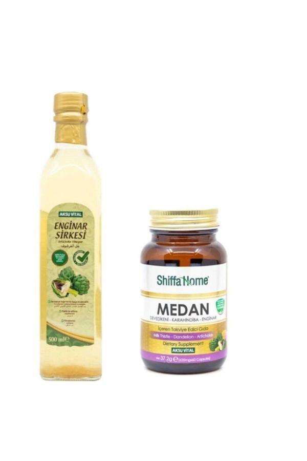 Enginar Sirkesi 500 ml + Medan Kapsülü - Image 1