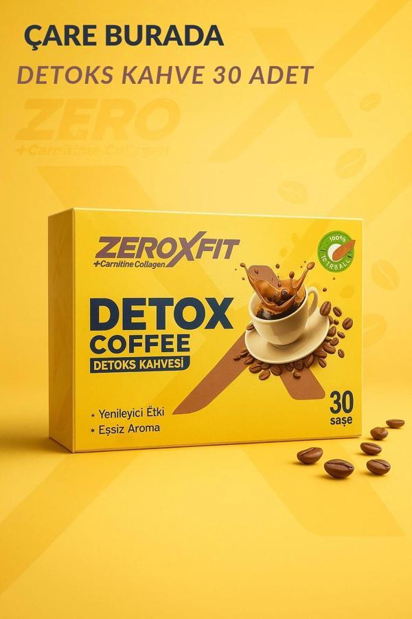 ZeroxFit - Detoks Kahvesi 30 Adet (L'Carnitin & Kolajen) - Image 1