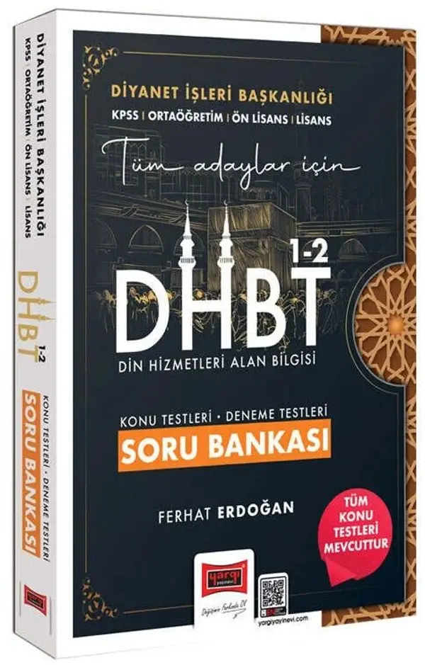 Yargı 2026 DHBT 1-2 Soru Bankası Çözümlü - Ferhat Erdoğan Yargı Yayınları - Bi bigelio - Image 1