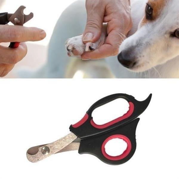 OLLEVRA Büyük Irk Köpek Kedi Çelik Uçlu Evcil Hayvan Tırnak Makası Pati Bakım Aleti Ergonomik Kaymaz - Image 1