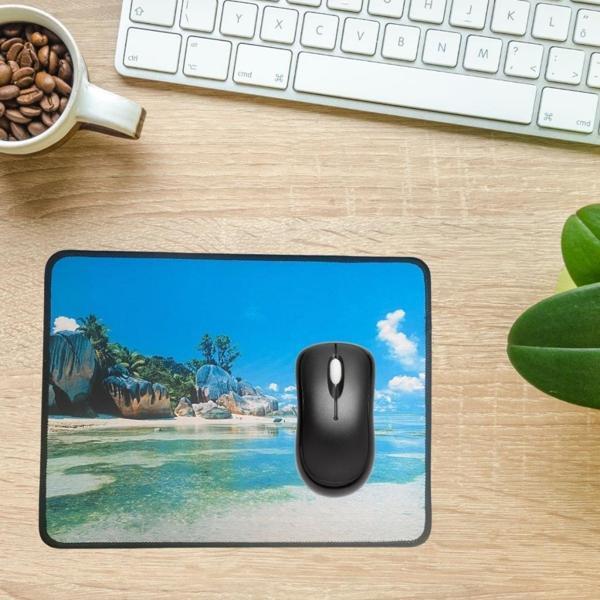 OLLEVRA 25x32 cm Küçük Boy Mouse Pad Manzara Ada - Image 1