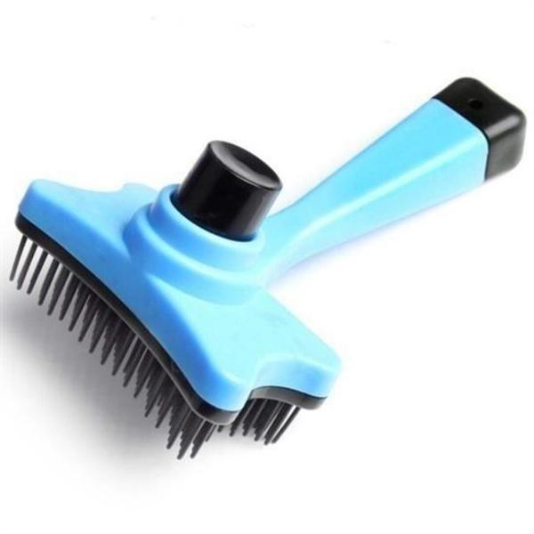 OLLEVRA Evcil Hayvan Kedi Köpek Tüy Toplayıcı Otomatik Tuşlu Pet Tarak - Image 1