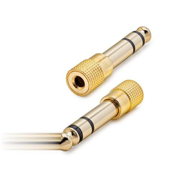 6.5 Mm To 3.5 Mm F Çevirici Enstruman Gitar Gold HDX1264 - Image 1