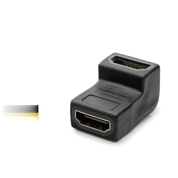 Hdmı F To Hdmı F Çevirici L Tip Siyah HDX1269 - Image 1