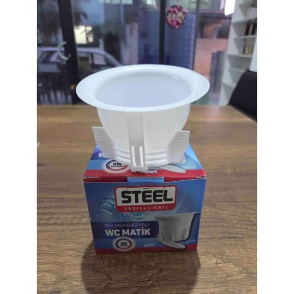 Steel Wc Matik Tek Kapaklı - Image 1