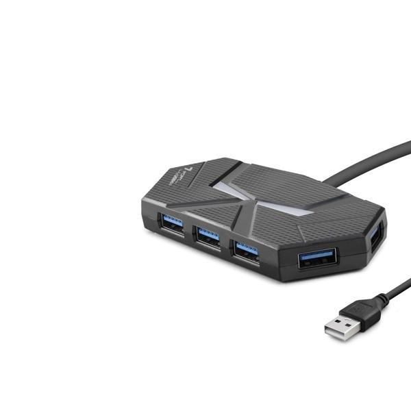 Usb3.0 Hub 7*Usb3.0 1.2M Siyah HDX7038 - Image 1