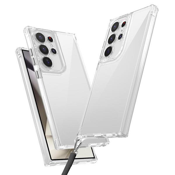 Galaxy S25 Ultra Kılıf Airbagli Takılabilir Askı Aparatlı Zore Snap Silikon Kapak - Image 1