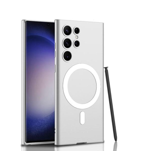 Galaxy S23 Ultra Kılıf Wireless Şarj Özellikli Zore Kıpta M-safe Silikon Kapak - Image 1