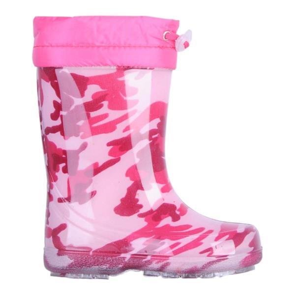 Serabian Pf-580 Kmf Pembe Kürklü Kız Çocuk Çizme Bot Ayakkabı - Image 1