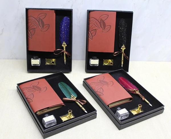 Deri Defterli Divit Hokka Seti Model 2 - Image 1