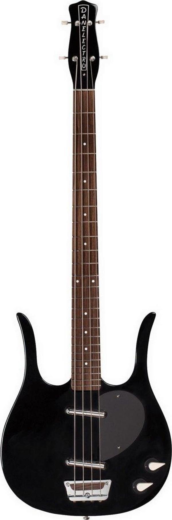 Danelectro 58 Longhorn Siyah Bas Gitar (D58LHBBLK) - Image 1