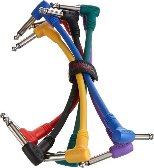 Kirlin I6-243-0.15M-6 Renkli 6 adet Pedal Ara Kablo - Image 1