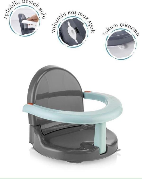 Rrival Rv201 Vakum'lu Bebek Banyo Ve Mama Oturağı Mint - Image 1