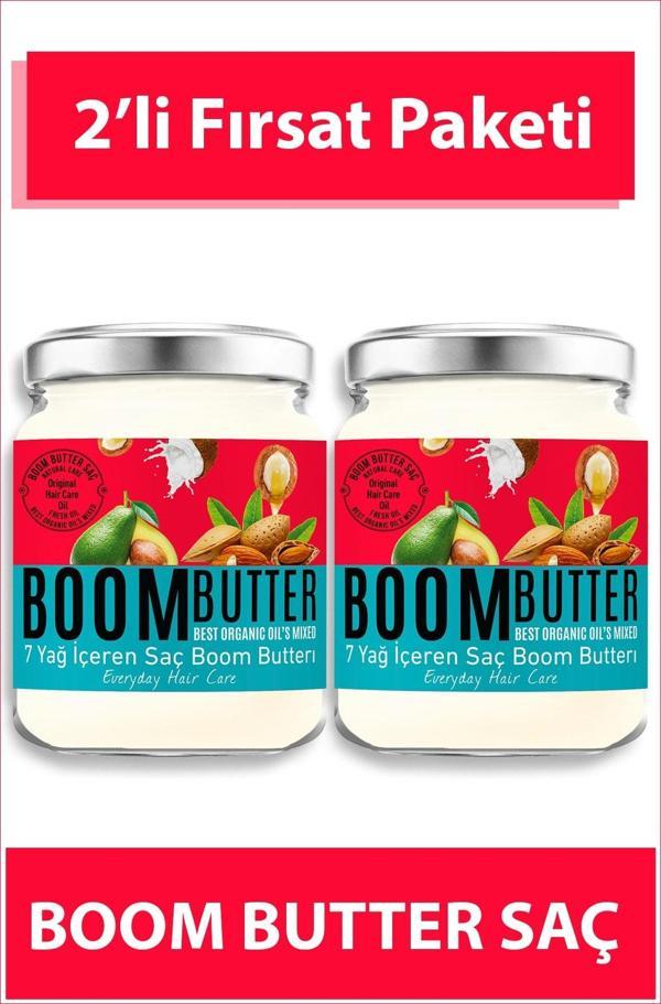 Boom Butter Saç Bakım Yağı İkili Paket - Image 1