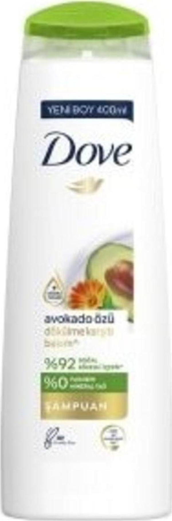 Dove Saç Bakım Şampuanı Avokado Özü Dökülme Karşıtı Bakım 400 Ml - Image 1