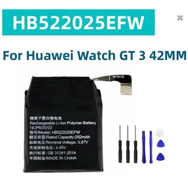 Huawei Watch GT 3 42MM Watch GT3 PRO 42MM Akıllı Saat FRG-B19 için HB522025EFW Yedek Saat Pili + Ücretsiz Araçlar - Image 1