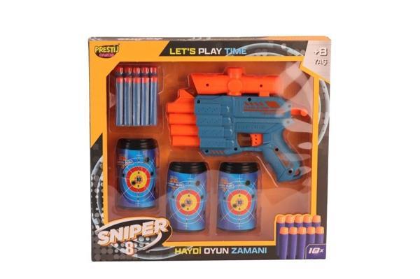 FAB 5707 KUTULU 3 HEDEFLİ SNİPER 8 DART ATICI - Image 1