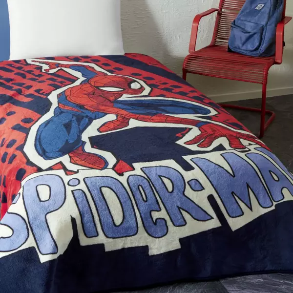 Lisanslı Spiderman Block Tek Kişilik Battaniye - Image 1