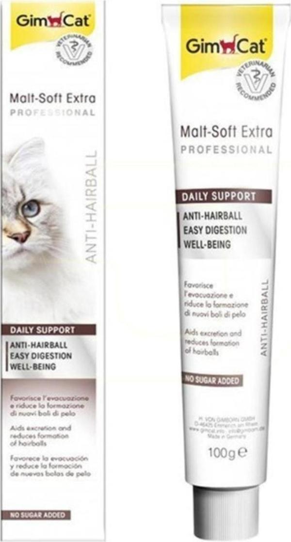 Gimcat Malt Soft Extra Tüy Yumağı Attıran Kedi Macunu 100 Gr - Image 1