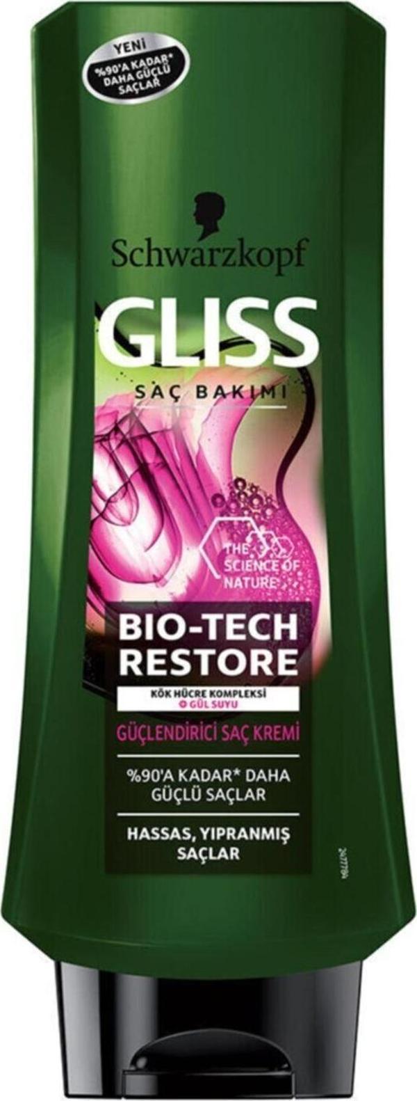 Gliss Bio-Tech Restore Güçlendirici Saç Kremi 360 Ml - Image 1