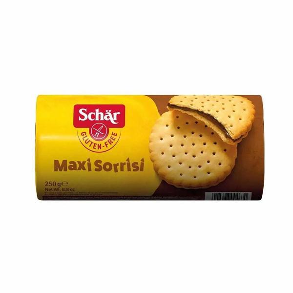 Schar Maxi Sorrisi 250g – Glutensiz Kakao Kremalı Bisküvi - Image 1
