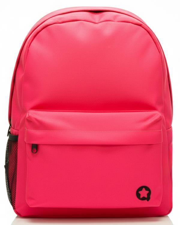 Yuga İki Gözlü Sırt Çantası Neon Pembe - Image 1