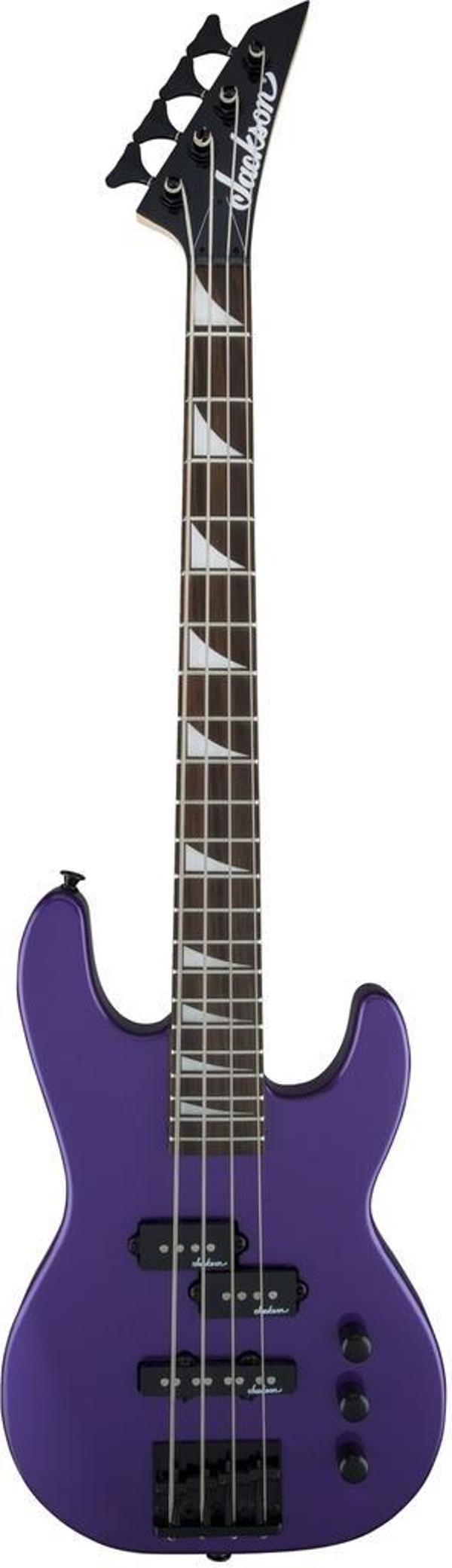 Jackson JS Concert Bass Minion JS1X Amaranth Klavye Pavo Purple Bas Gitar - Image 1