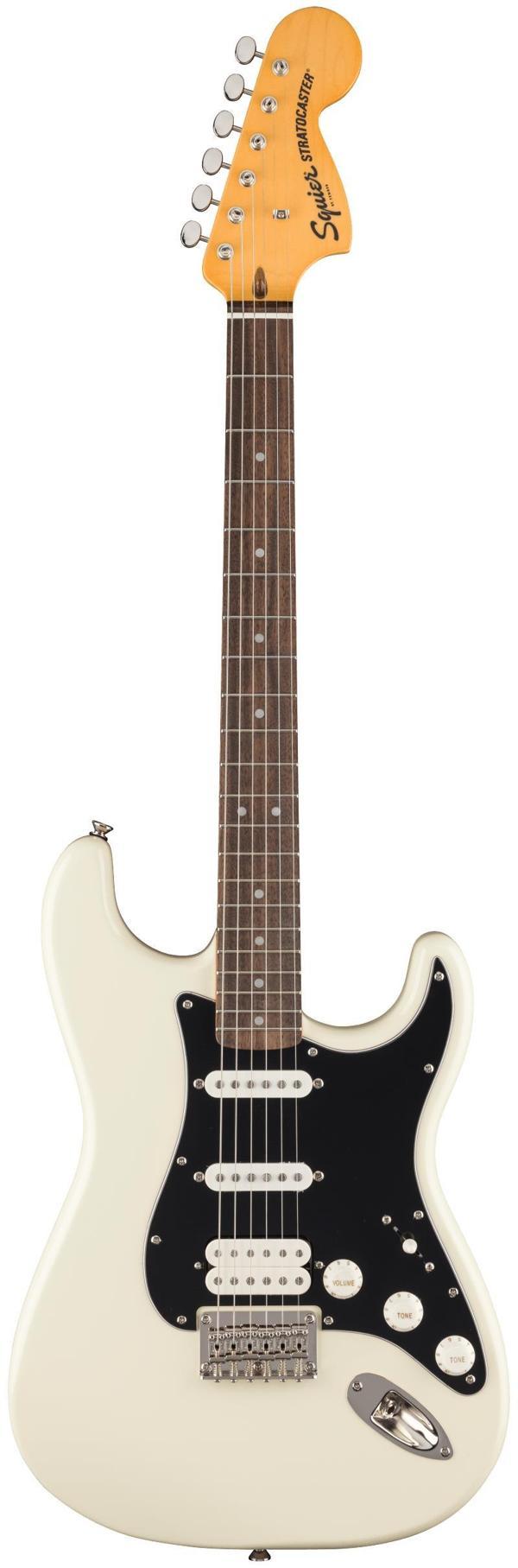 Squier Classic Vibe 70s Stratocaster Hard Tail HSS Laurel Klavye Olympic White Elektro Gitar - Image 1
