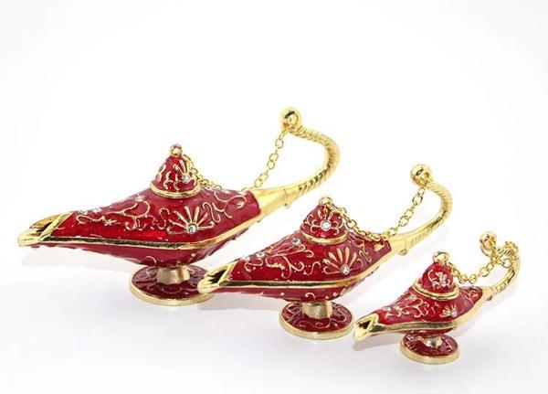 Swarovski Taşlı 3'lü Alaaddin Lambası - Image 1