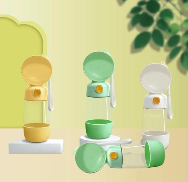 Taşınabilir Evcil Hayvan Mama Hazneli Su Matarası - Image 1