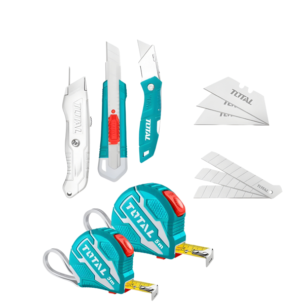 TOTAL Metre ve Maket Bıçağı Seti TOS23037E - Image 1