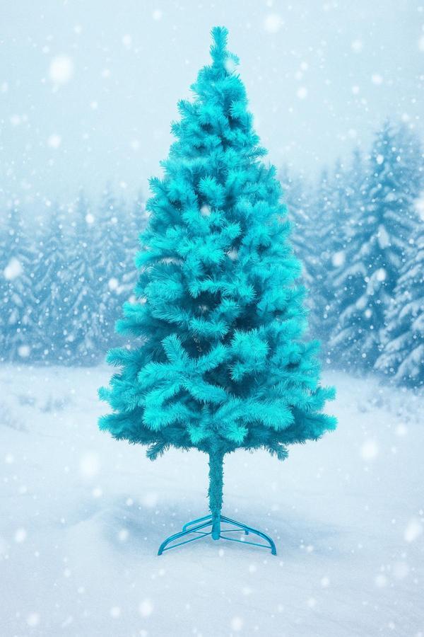 Waldern Luxury 150 CM Turkuaz Yılbaşı Çam Ağacı - Image 1