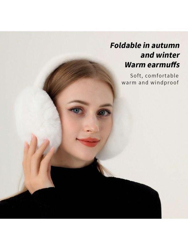 SOĞUKTAN KORUYUCU SOFT PELUŞ KATLANABİLİR KULAK KORUYUCU KULAKLIK - Image 1