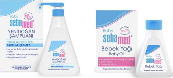 Sebamed Yenidoğan Set Yenidoğan Şampuan 500 Ml - Bebek Yağı 150 Ml - Image 1