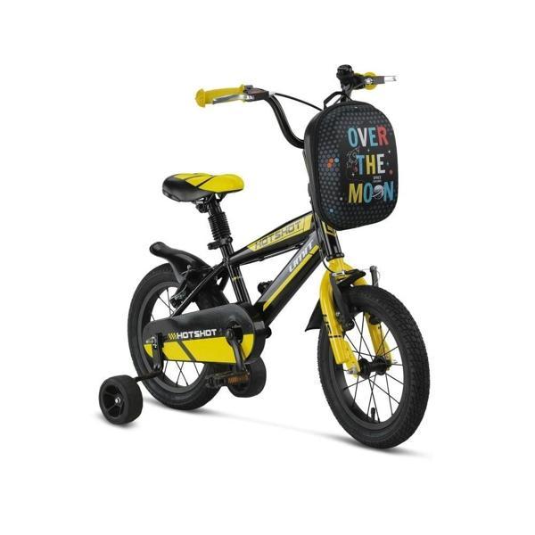 ÜMİT 1610 HOTSHOT-CANTA-V ERKEK ÇOCUK BİSİKLETİ 16 JANT SİYAH SARI - Image 1