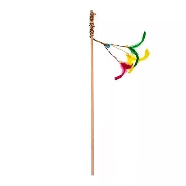 Aquael Ecomfy Toy Gaia Rod Tüylü Kedi Oltası Oyuncağı 50 Cm - Image 1
