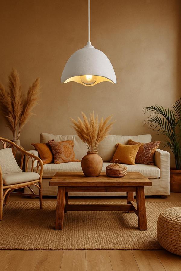 Pamuk'S Design Şapka Form Beton Görünümlü Sarkıt Avize - Image 1