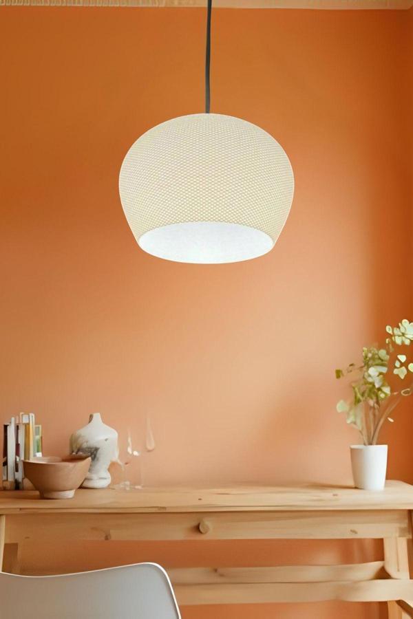 Pamuk'S Design Modern Lüks Tombul Avize Serisi Çevre Dostu Mutfak Yatak Odası Sarkıt 27 Cm - Image 1