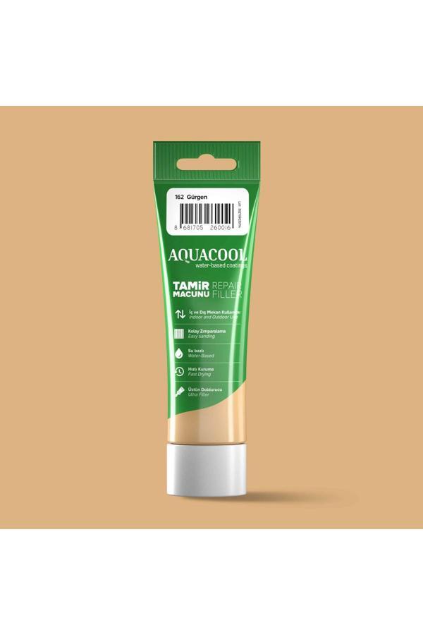 Aquacool Su Bazlı Çatlak Giderici Hızlı Kuruyan Ahşap Tamir Dolgu Macunu 162 Gürgen 200 Gr - Image 1