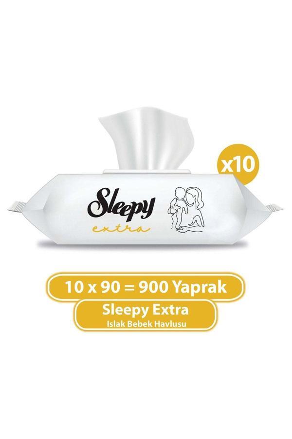 Sleepy Extra Islak Bebek Havlusu 10x90 (900 Yaprak) - Image 1