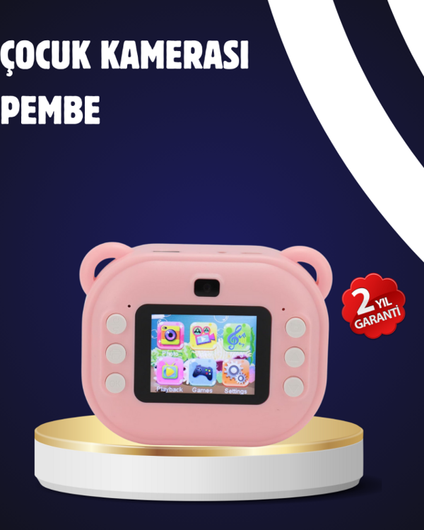 Termal Baskılı Şipşak Kamera – 1080P HD, 24MP, Çift Lensli ve Müzik Oynatıcılı - Image 1