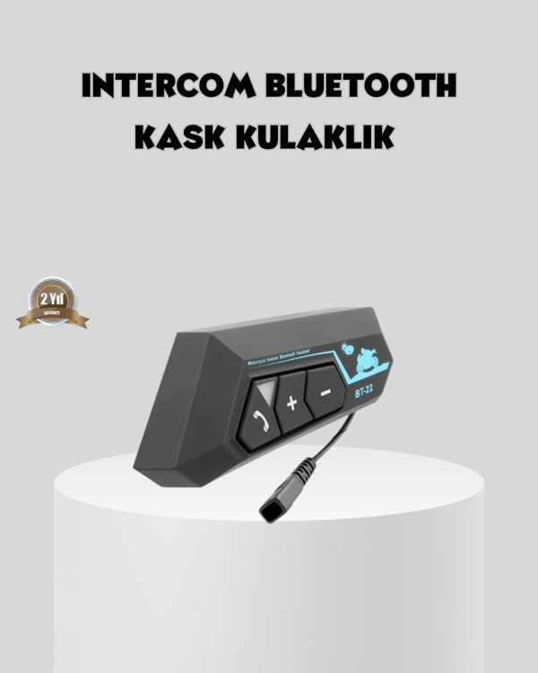 BT22 Kask İçi Bluetooth Kulaklık Hızlı Eşleşme ve Gürültü Önleyici Mikrofon - Image 1