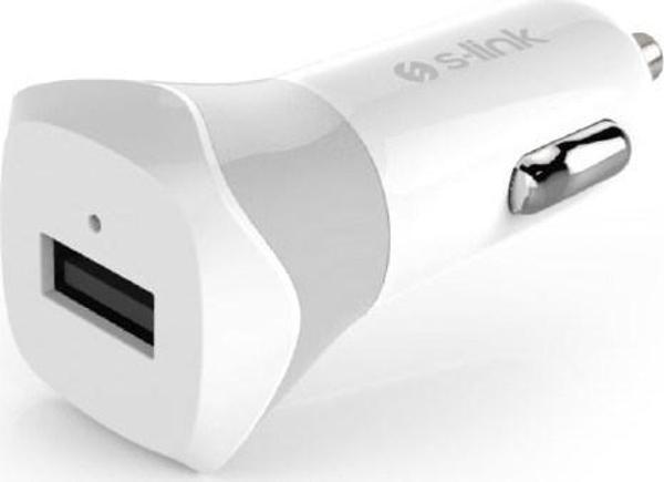 S-Link Swapp IP-SW15 5V 2.4A /9V 1.8A /12V 1.5A Beyaz/Gri Araç Şarj Cihazı - Image 1