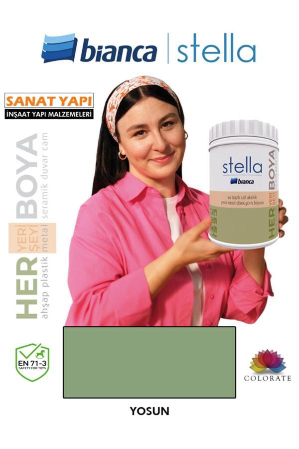 Bianca Stella Su Bazlı Boya Fayans-Mermer-Tezgah-Kapı-Dolap-İç Cephe-Dönüşüm-Mutfak-Banyo-Plastik-Ahşap - Image 1