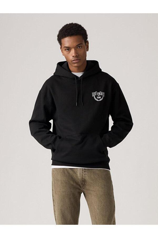 Levi's Erkek Relaxed Graphic Crewneck Kapüşonlu Sweatshirt - 3847904260 - Image 1