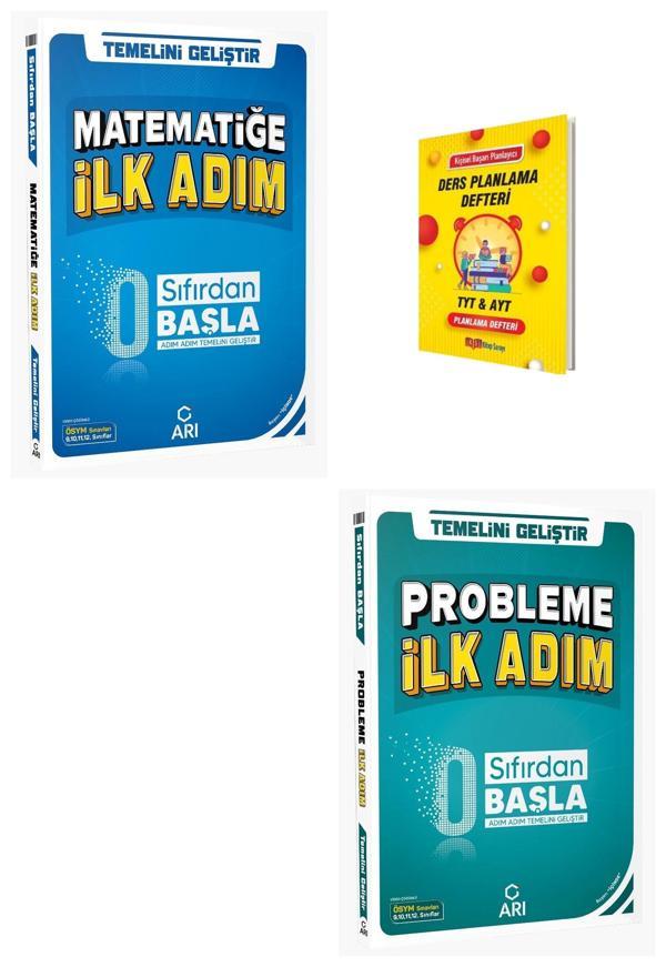 Arı TYT Matematiğe ve Probleme İlk Adım Sıfırdan Başla + Planlama Defteri - Arı Yayıncılık - Image 1